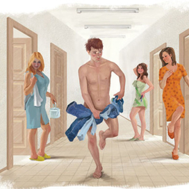 ЧП в обшежитии.