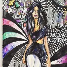 Fashion/Magical Иллюстрация