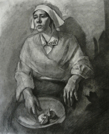 Дама с подносом