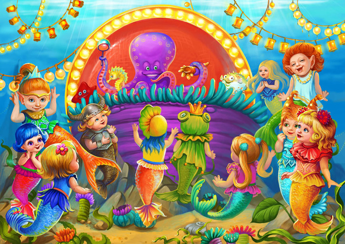 Эльфишки и подводный карнавал © Elka Palka Production www.elfishki.ru