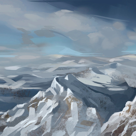 Снежные горы