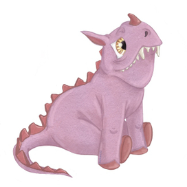 Динозавр девочка