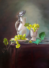 Натюрморт с виноградом