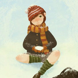 снежный день