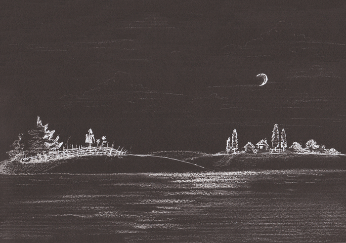 Форзац книги "Вечера на хуторе близ Диканьки"