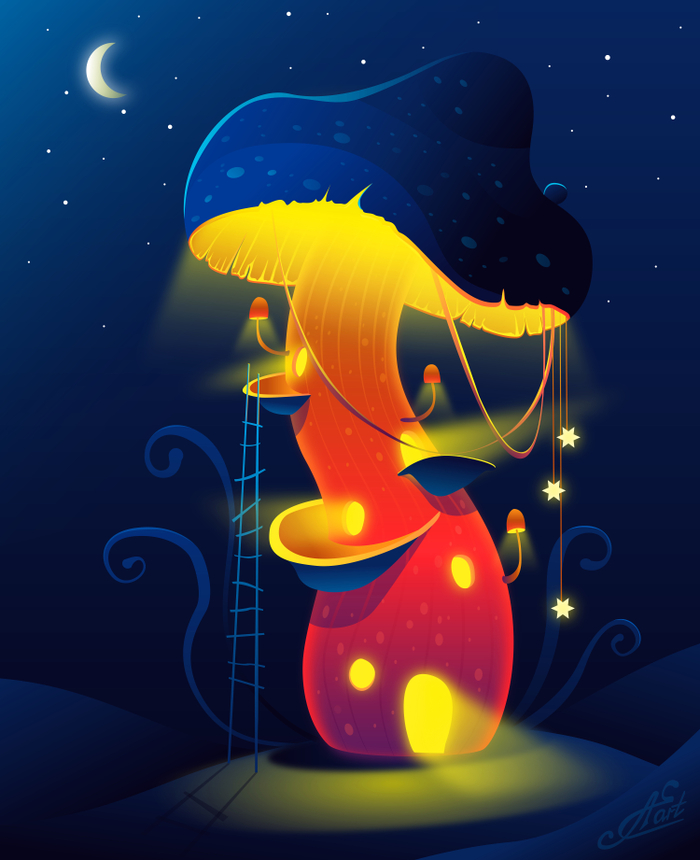 Необычный гриб