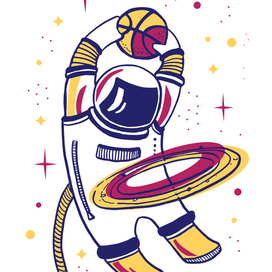 Космонавт-баскетболист