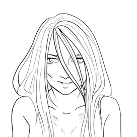 Исхудавшая девушка