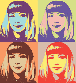 Коллаж в стиле Энди Уорхала