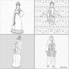 Этнические раскраски