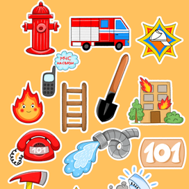 Стикерпак для службы МЧС