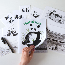 Иллюстрации для детской книги Bamboo