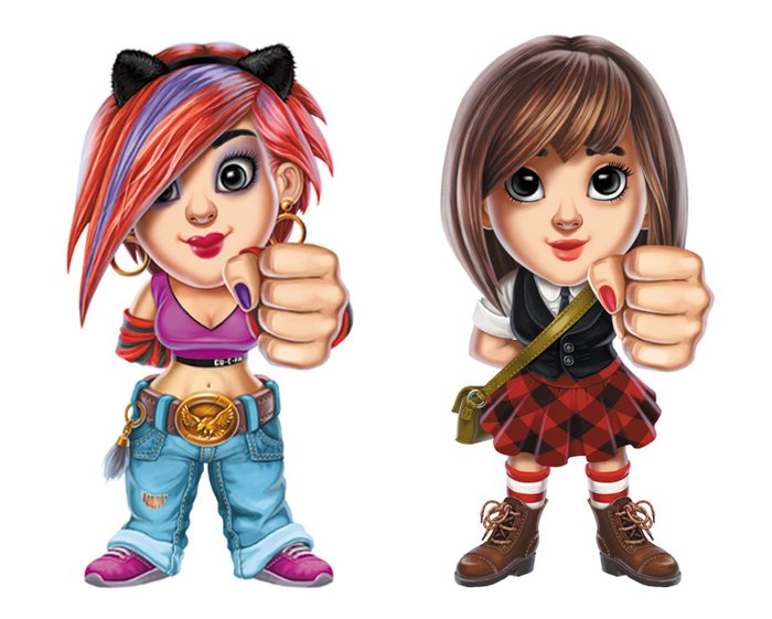 образы девчонок