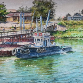 Мост на Серебряной Воложке. 2021г. 