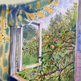 Дачное окно.