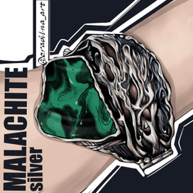 Ювелирная иллюстрация. Реализм. Мокап. Реклама