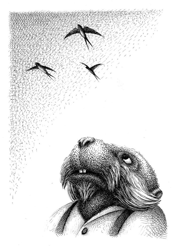 "Ветер в ивах" - иллюстрация