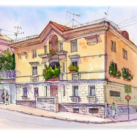 Дом на спуске. Севастополь.