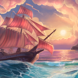 Фентези кораблик