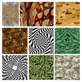 Паттерн для печати на ткани или обоях