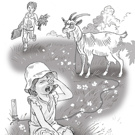 Подготовка к работе акварелью на просвет