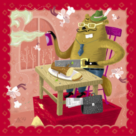 Для приложения к газете "Газета". Ресторанная критика.