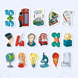 Школьный стикерпак