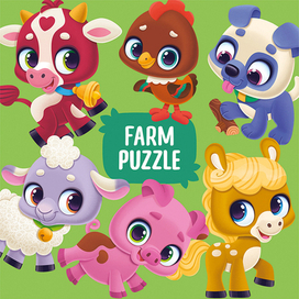 Пазлы для малышей "ферма"