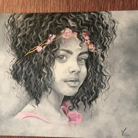 Афро-девочка