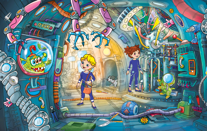 На космическом корабле