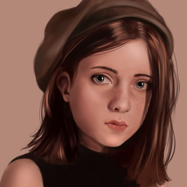 Девушка в шапке