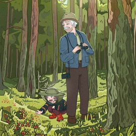 В сосновом лесу