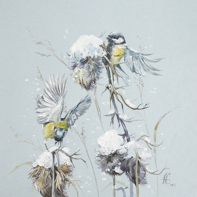 Морозный чертополох