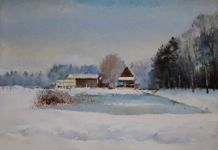 ,,Зимнее утро,,