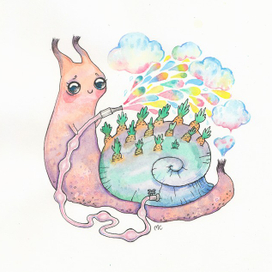 Радужная улитка