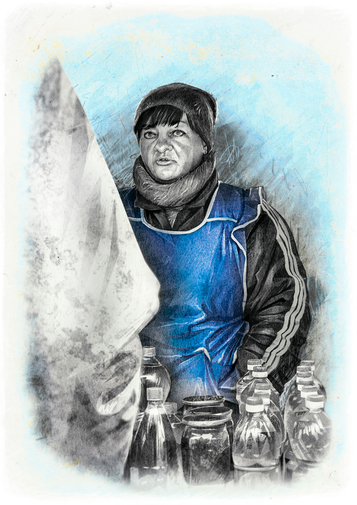 Продавщица