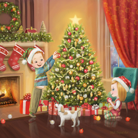 Раз, два, три! Елочка гори!