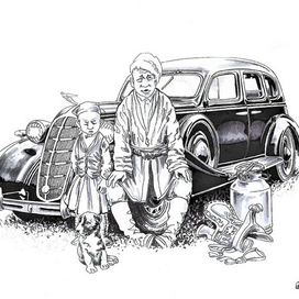 Папка приехал