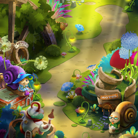 Локации для мобильной игры