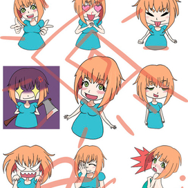 Стикерпак "Akari"