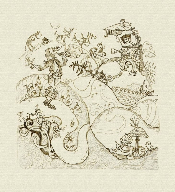 К.И. Чуковский. "Скрюченная песня"