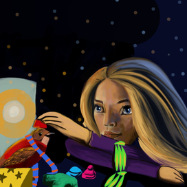 Открытка-совет! Одевайте своего соловья с вечера. А утром увидите как он отблагодарить вас с утра той ещё песней! Не забывайте наслаждаться своей фантазией! Может она реальна! 