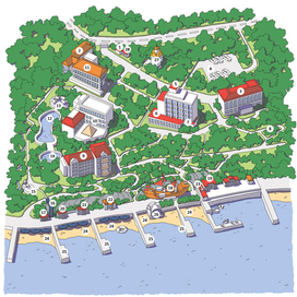 Навигационная карта для Санатория