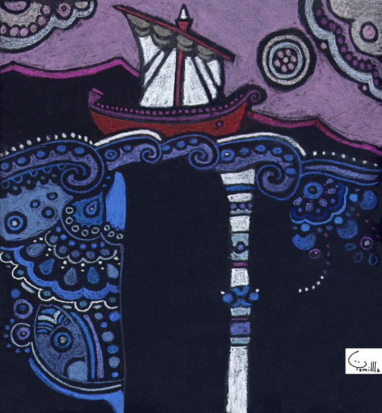 к 1001 ночи, кораблик