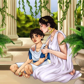 Пенелопа и Телемах