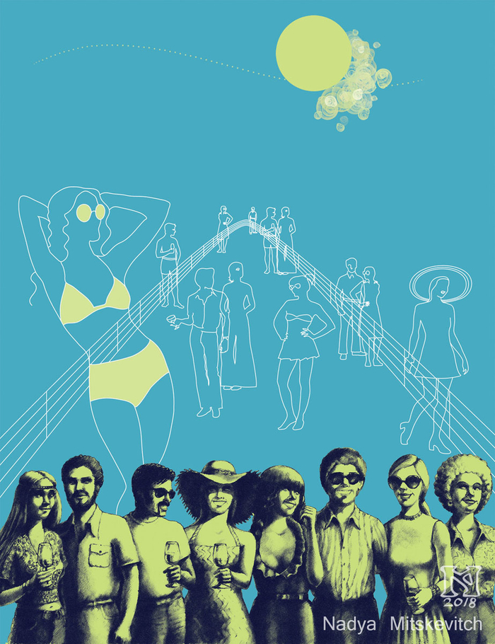 Иллюстрация к книге С.Курилова "Один в океане"