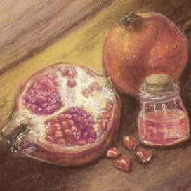 Натюрморт с гранатами