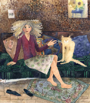 Автопортрет с Кусенькой