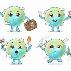 Разработка персонажа для туристического агентства