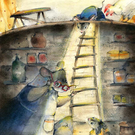 Иллюстрация к сказке Н. Козыревой «Пик и Крик»